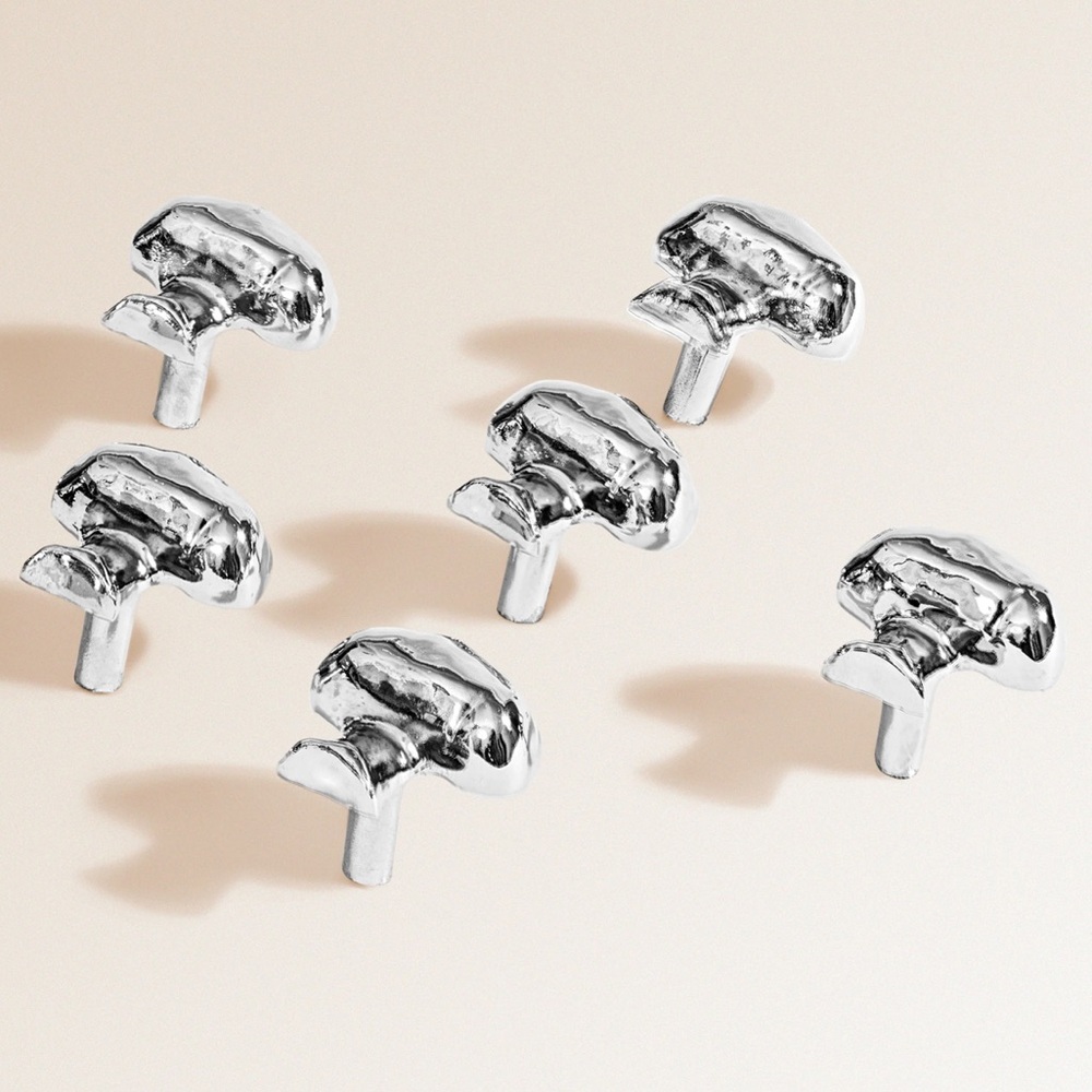 NIB (8) Michael Aram Mushroom Knobs - Picture 2 of 6